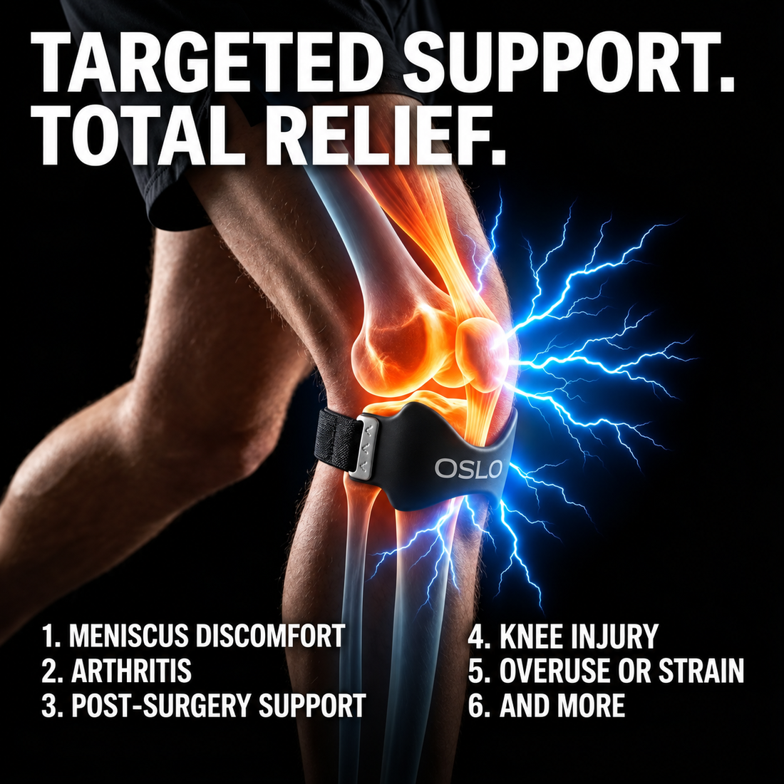 Precision Knee Strap | Targeted Support Without the Bulk
