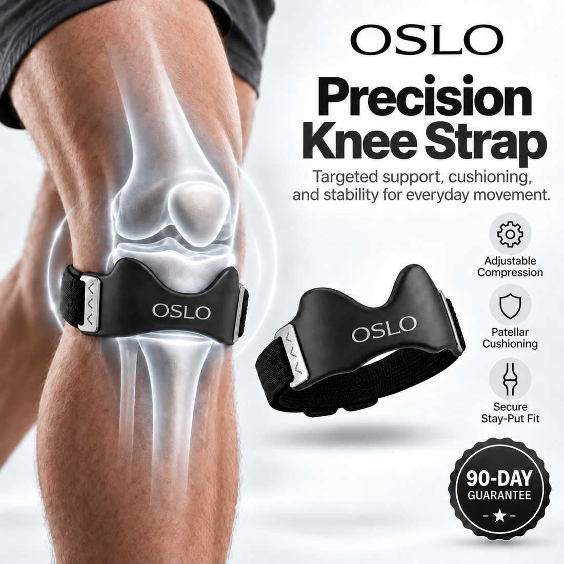 Precision Knee Strap | Targeted Support Without the Bulk